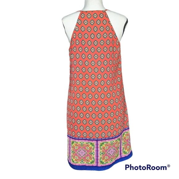 NWT Skies Are Blue A-lined Mini Sleeveless Multicolored Dress Size S - Picture 3 of 9